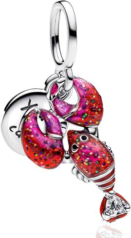 Love and Heart Charms 925 Sterling Silver for Bracelets and Necklaces Dangle Beads Jewelry for Women in Saudi Arabia