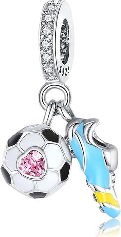 Love and Heart Charms 925 Sterling Silver for Bracelets and Necklaces Dangle Beads Jewelry for Women in Saudi Arabia