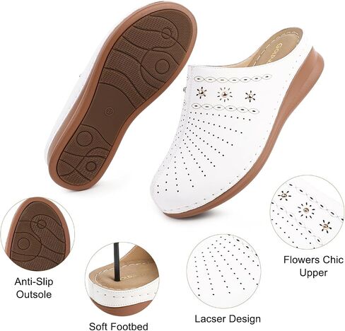 Women's Closed Toe Clogs Comfortable Slip On Mules Non Slip Casual Summer Walking Clog for Womans Mules Size 5-10 in Saudi Arabia