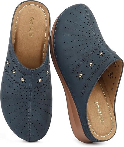 Women's Closed Toe Clogs Comfortable Slip On Mules Non Slip Casual Summer Walking Clog for Womans Mules Size 5-10 in Saudi Arabia