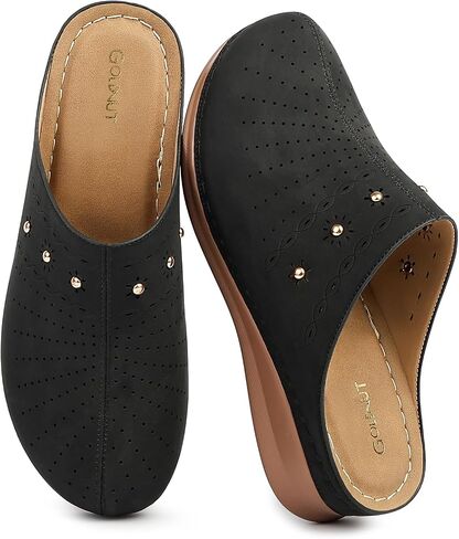 Women's Closed Toe Clogs Comfortable Slip On Mules Non Slip Casual Summer Walking Clog for Womans Mules Size 5-10 in Saudi Arabia