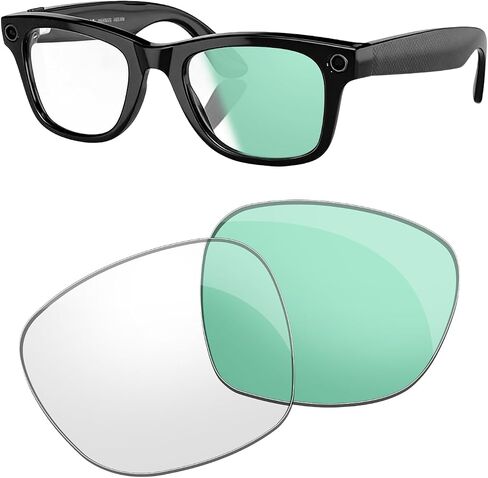Photochromatic Lenses Replacement for Ray Ban Meta Wayfarer RW4006 50mm Smart Glasses Sunglasses -Multiple Options in Kuwait