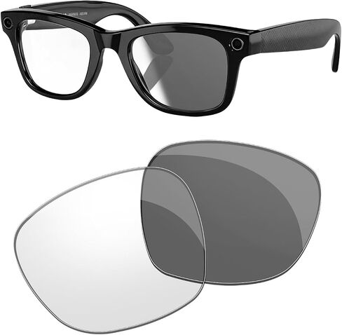 Photochromatic Lenses Replacement for Ray Ban Meta Wayfarer RW4006 50mm Smart Glasses Sunglasses -Multiple Options in Kuwait