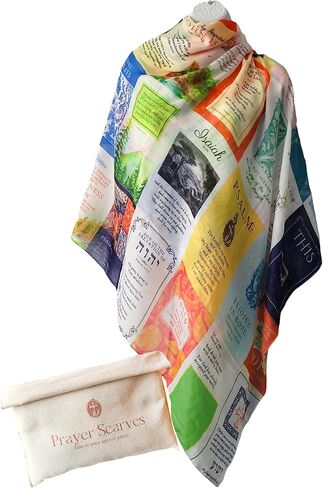 Joy Scripture Prayer Scarf for Women | Classic Shawl Christian Wrap, 24 Uplifting Bible Verses | Encouraging Christian Gift in Saudi Arabia