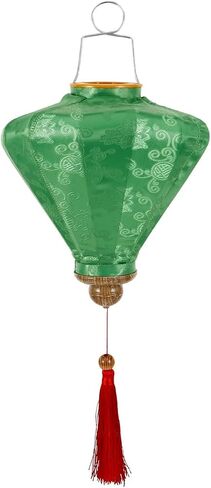 ARTIBETTER Vietnamese Hanging Lantern Decorative Cloth Lantern for Wedding Party Garden Festival Ambiance 9.84 Inch Traditional Craftsmanship Outdoor Decor in Kuwait