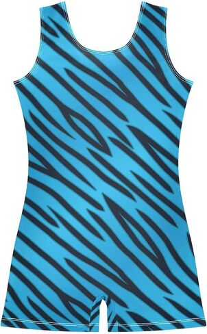 ثياب الجمباز للفتيات مع شورتات الرقص Unitards Active Biketards 2-10T in Kuwait
