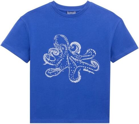 Vilebrequin Boy's Organic Cotton T-Shirt Poulpes in Kuwait