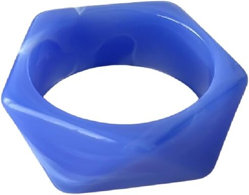 Caiyao Vintage Wide Irregular Geometric Square Bangle Bracelets Colorful Acrylic Resin Chunky Tortoiseshell Acetate Plate Wristbands Bracelet for Women Wedding Party Jewelry Gifts in Kuwait