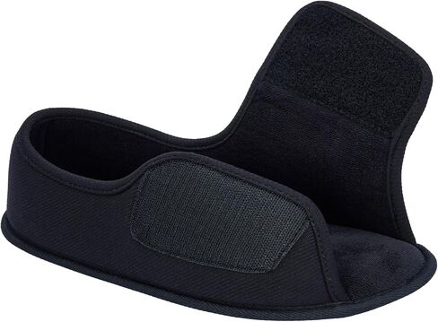 Magtoe Men’s Open-Toe Adjustable Memory Foam Slippers, Comfy and Breathable House Shoes for Indoor/Outdoor in Kuwait