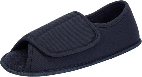 Magtoe Men’s Open-Toe Adjustable Memory Foam Slippers, Comfy and Breathable House Shoes for Indoor/Outdoor in Kuwait