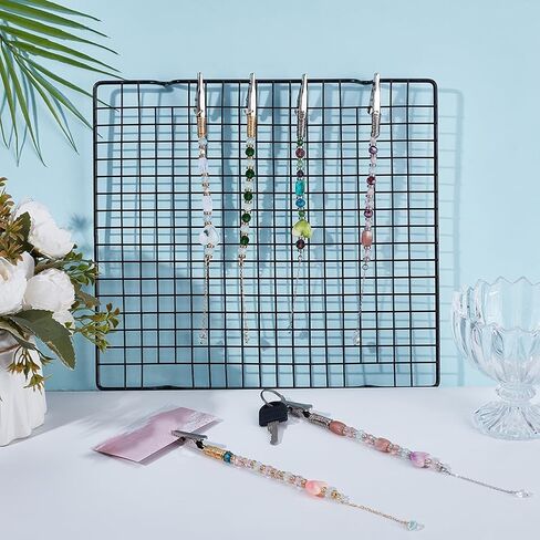 6 Styles Iron Credit Card Grabber for Long Nail, 6pcs Debit Bank Card Grabber with Alligator Clip, Glass Heart Star Beaded Credit Card Clips Pullers for Long Nails Keychain Women Girls in Kuwait