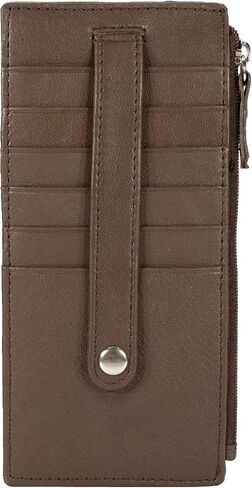 Paul Walter Genuien Leather Women's Credit Card Case ID Window Slim Wallet in Saudi Arabia