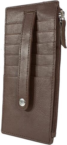 Paul Walter Genuien Leather Women's Credit Card Case ID Window Slim Wallet in Saudi Arabia