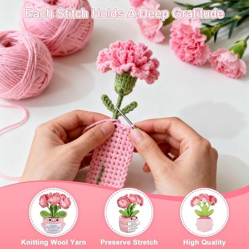 Teacher Appreciation Gifts for Women Men - Teacher Appreciation Thank You Flower Crochet Retirement Gifts for Woman Man, End of Year Daycare Music Teacher Gifts for Women Men Christmas Valentines Gift in Kuwait