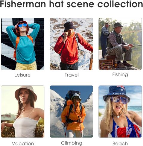 Golf Ball Bucket Hat for Men Women Packable Fisherman Hat Sun Cap Outdoor Travel Beach Caps in Saudi Arabia