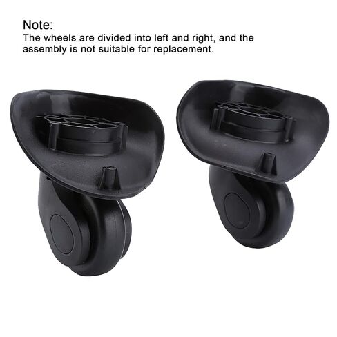 2 Pcs Luggage Wheels Replacement - Left & Right Suitcase Swivel Caster Wheels with Screws,360 Degree Rotation,Suitcases Replacement Wheels for Trolley, W041-2 S, 2in in Kuwait