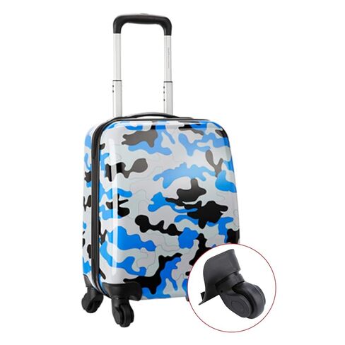 2 Pcs Luggage Wheels Replacement - Left & Right Suitcase Swivel Caster Wheels with Screws,360 Degree Rotation,Suitcases Replacement Wheels for Trolley, W041-2 S, 2in in Kuwait