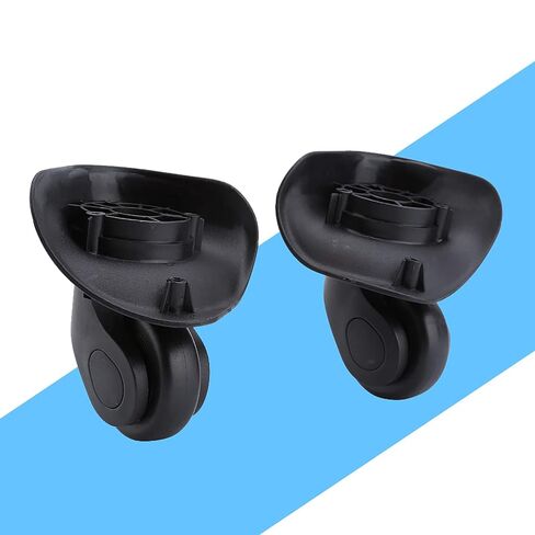 2 Pcs Luggage Wheels Replacement - Left & Right Suitcase Swivel Caster Wheels with Screws,360 Degree Rotation,Suitcases Replacement Wheels for Trolley, W041-2 S, 2in in Kuwait