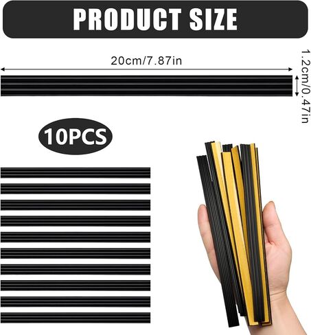 10 Pack Silicone Luggage Wheel Covers, Adhesive Suitcase Wheel Protectors, Cut-to-Fit Spinner Wheel Covers for Carry On Luggage, Noise Reducing Travel Wheel Guards, Black in Saudi Arabia