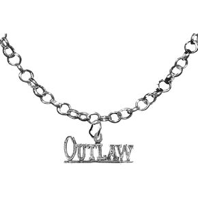 Outlaw, Western jewelry, Adjustable 14-21 Inch Rolo Necklace, Nickel, Lead, And Cadmium Free-Hypoallergenic in Saudi Arabia