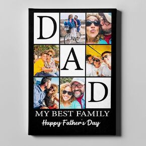 DIYKST Custom Canvas Prints with Your Photos Personalized Canvas Pictures Wall Art for Living Room, Bedroom, Wedding Gifts for Mother's Father's Day 8 X10-30 X 20 (10) in Saudi Arabia