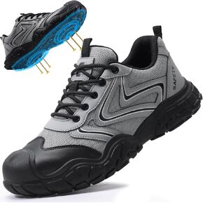 Steel Toe Shoes for Men Women Breathable Comfortable Safety Work Shoes Puncture Resistant Indestructible Construction Work Utility Shoe in Saudi Arabia
