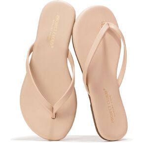 Project Cloud Kids Sandals For Girls Footwear with Memory Foam Insole Kids Flip Flops - Lightweight & Slip Resistant Girls Sandals Summer Beach Essentials (LittleFoundations,BONEPU,2) in Kuwait