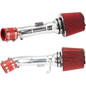 Cold Air Intake Kit with Filter Heat Shield for G37 2008-2013, 370-Z 2009-2017 (Red) in Saudi Arabia