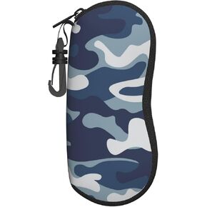 Sunglasses Soft Case for Women Men, Ultra Light Glasses Case Neoprene Eyeglass Pouch with Belt Clip in Saudi Arabia