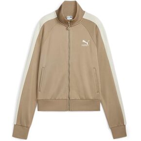 PUMA Womens Iconic T7 Athletic Outerwear Casual - Beige in Kuwait