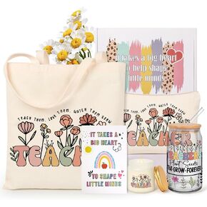 Tecanne Teacher Appreciation Gifts, Teacher Gifts for Women, Back to School Gifts, End of The Year Thank You Teacher Gift Box, Christmas Baskets Gifts for Teachers in Saudi Arabia