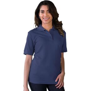 Blue Generation 6500 Women's Soft Touch Short Sleeve Pique Polo in Saudi Arabia