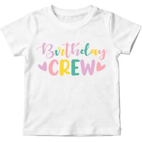 Toddler Birthday Girl Shirt Girls 5-9 Year Old Birthday Gifts T-Shirt 5 6 7 8 9th Happy B-Day Crew Party Tops in Saudi Arabia