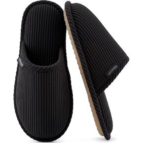 VeraCosy Women's Corduroy Scuff Slippers with Soft Memory Foam Non Slip Outsole in Saudi Arabia