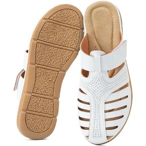 Womens Clogs Mules Shoes: Comfortable Closed Toe 2026 Dressy Summer Flat Sandals Casual Slip On Fisherman Walking Sandal in Saudi Arabia