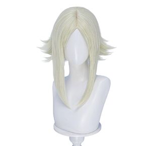 Eishia Stilza Cosplay Wig Short Blonde Hair 37cm Anime Women Cosplay Wig for Halloween Party in Saudi Arabia