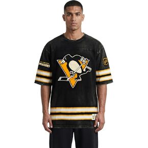 Game 7 NHL Mens Game 7 X NHL Men's Officially Licensed Oversized Short Sleeve Heavyweight Crew Neck Cotton T-Shirt in Saudi Arabia