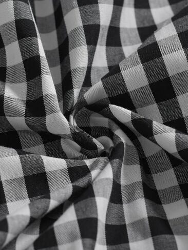 Latuza Women's Tall Gingham Pants 32"/34" Inseam Cotton Pajama Lounge Pants in Kuwait