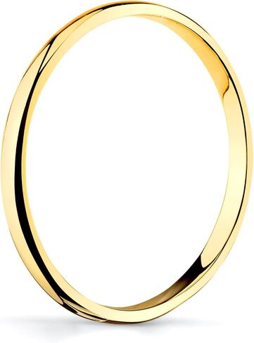 14k Rose White Yellow Gold 2mm Plain Wedding Band Light Comfort Fit Ring in Kuwait