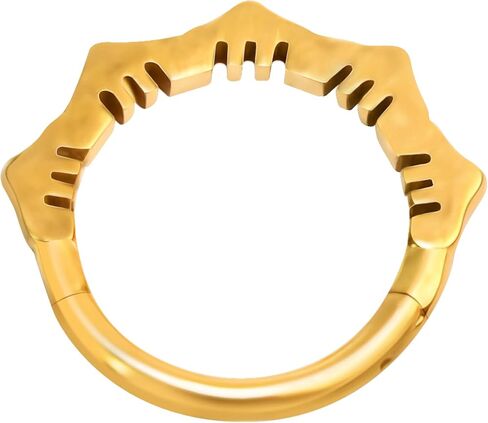 16G Flower Clicker Nose Ring 316L Surgical Steel Hypoallergenic Septum Ring Hoop for Piercing Septum Ear Cartilage in Saudi Arabia