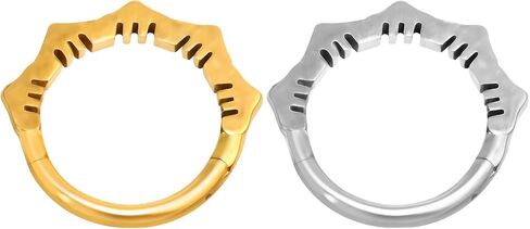16G Flower Clicker Nose Ring 316L Surgical Steel Hypoallergenic Septum Ring Hoop for Piercing Septum Ear Cartilage in Saudi Arabia