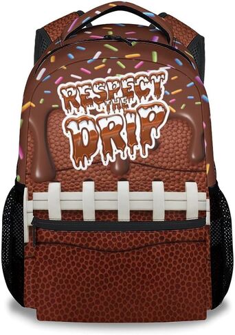 Boys Baseball Backpack for Teens School Bookbag - Kids Schoolbag with Drip Print for Sport Lovers Team School Supplies (17 Inch) in Saudi Arabia