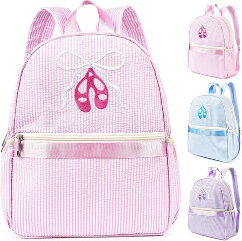 Dance Backpack for Girls, 7L Cute Dance Bag for Dancer Lightweight Small Gym Sport Weekender Ballet Travel Bag – Purple in Saudi Arabia