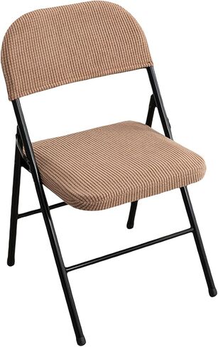 LYSINK 2Pcs Universal Chair Covers Waterproof Stretchable Office Chair Cover Washable Computer Chair Slipcover for Desk Chairs Dining Chair Seat Cushion Protectors (Black, One Size) in Kuwait