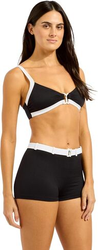 Seafolly Bandwave Multi Fit Trim Front Bralette in Kuwait