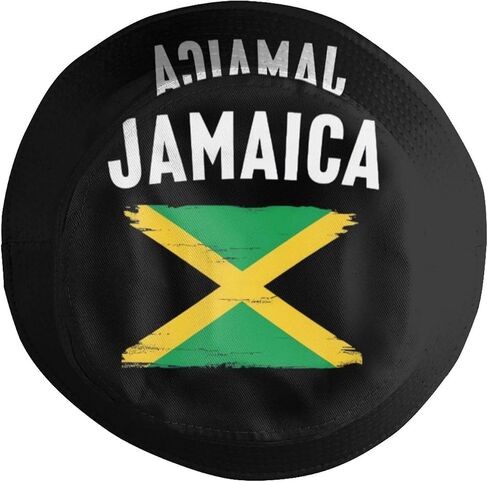Jamaican Flag Bucket Hat – Rasta Style Summer Sun Hat, Packable Fisherman Cap for Men Women Teens in Saudi Arabia
