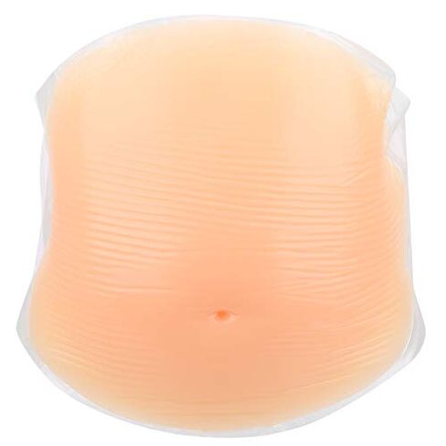 Fake Baby Bump Maternity Clothes Fake Pregnancy Belly Silicone Artificial Pregnant Tummy Photography Props with Straps2 4 Months Fake Pregnant Bump Maternity (2-4 Months) in Saudi Arabia
