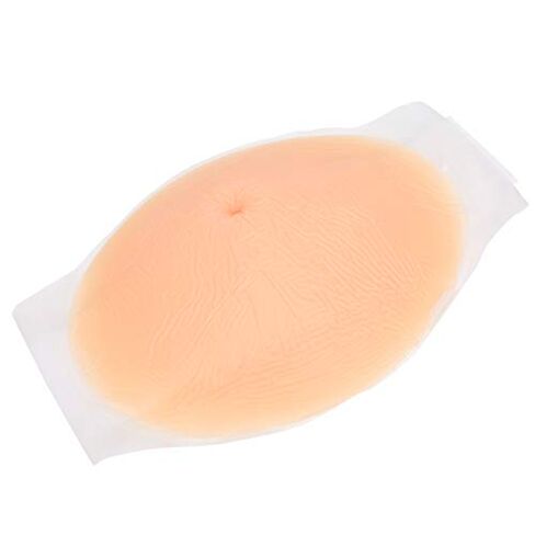 Fake Baby Bump Maternity Clothes Fake Pregnancy Belly Silicone Artificial Pregnant Tummy Photography Props with Straps2 4 Months Fake Pregnant Bump Maternity (2-4 Months) in Saudi Arabia