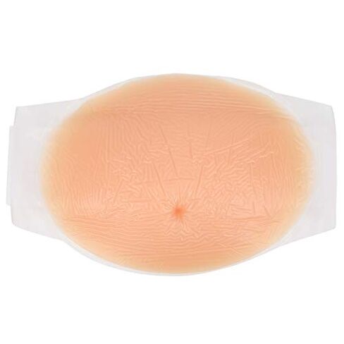 Fake Baby Bump Maternity Clothes Fake Pregnancy Belly Silicone Artificial Pregnant Tummy Photography Props with Straps2 4 Months Fake Pregnant Bump Maternity (2-4 Months) in Saudi Arabia