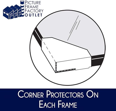 PictureFrameFactoryOutlet (1) -20x29-1.25" Flat White Profile - Puzzle Frame - Hanging Hardware and Plexiglass Included in Saudi Arabia